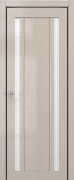 Межкомнатная дверь  DEFORM V V13, массив + МДФ, экошпон на основе ПВХ, 800*2000, Цвет: Стоун вуд, Lacobel белый лак