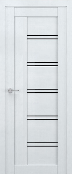 Межкомнатная дверь  DEFORM V V5, массив + МДФ, экошпон на основе ПВХ, 800*2000, Цвет: Скай вуд, Lacobel черный лак