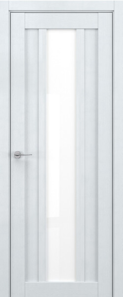Межкомнатная дверь  DEFORM V V14, массив + МДФ, экошпон на основе ПВХ, 800*2000, Цвет: Скай вуд, Lacobel белый лак
