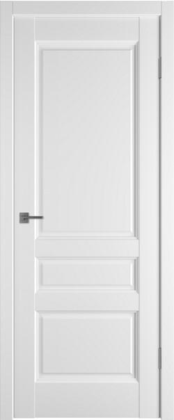 Межкомнатная дверь  Emalex Elegant 3 ДГ, массив + МДФ, экошпон (полипропилен), 800*2000, Цвет: Ice, нет