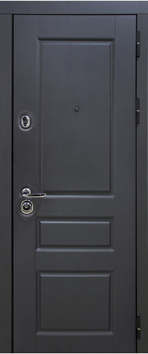 Входная дверь  Сталлер Сорренто 2, 960*2050, 83 мм, снаружи мдф влагостойкий, покрытие Эмаль, Цвет Эмаль серая TSBR 7021