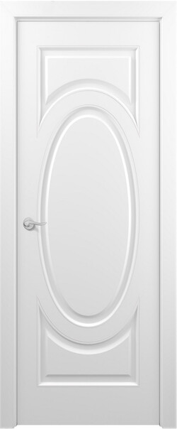 Межкомнатная дверь  АртКлассик Лувр ДГ ART Classic Т1, массив + МДФ, Эмаль+лак, 800*2000, Цвет: Белая эмаль, нет