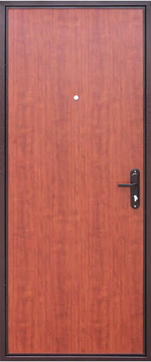 Входная дверь  ПРОРАБ Стройгост 5 РФ NEW, 860*2050, 45 мм, внутри хдф, покрытие пвх, цвет Рустикальный дуб