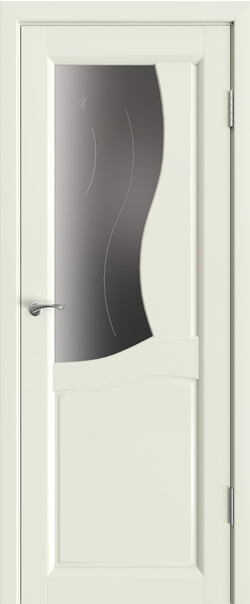 Межкомнатная дверь  Массив ольхи Верона м. ДО, массив ольхи, лак, 800*2000, Цвет: Белый (65), мателюкс матовое