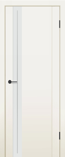 Межкомнатная дверь  Contur MX 12 ДО, массив + МДФ, экошпон (полипропилен), 800*2000, Цвет: Ваниль полипропилен, Lacobel белый лак