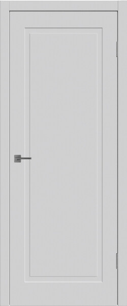 Межкомнатная дверь  Winter Флэт 1 ДГ, массив + МДФ, эмаль, 800*2000, Цвет: Светло-серая эмаль, нет