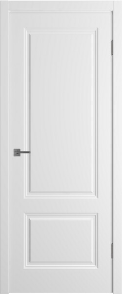 Межкомнатная дверь  Winter Норра 2 ДГ, массив + МДФ, эмаль, 800*2000, Цвет: Белая эмаль, нет