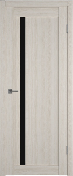 Межкомнатная дверь  Atum Pro  Х34 Black Gloss, массив + МДФ, экошпон+защитный лак, 800*2000, Цвет: Scansom Oak, black gloss