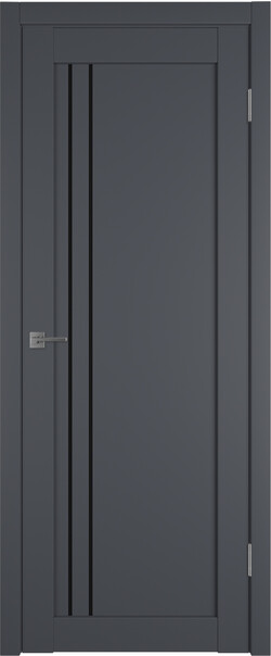 Межкомнатная дверь  Emalex E33 ДО, массив + МДФ, экошпон (полипропилен), 800*2000, Цвет: Onyx, black gloss