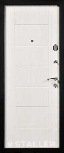 Входная дверь  Сталлер Мюнхен, 860*2050, 75 мм, внутри мдф 8мм, покрытие Экошпон, цвет Artic Oak