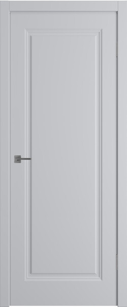 Межкомнатная дверь  Winter Норра 1 ДГ, массив + МДФ, эмаль, 800*2000, Цвет: Светло-серая эмаль, нет