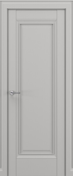 Межкомнатная дверь  Classic Baguette Неаполь ДГ Baguette B1, массив + МДФ, Полипропилен RENOLIT, 800*2000, Цвет: Матовый Серый, нет