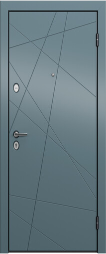 Входная дверь  Торэкс X5 PP САМУРАЙ, 860*2050, 75 мм, снаружи мдф 6мм, покрытие пвх, Цвет Верде