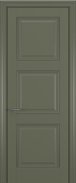 Межкомнатная дверь  АртКлассик Гранд ДГ ART Classic Прайм, массив + МДФ, Эмаль+лак, 800*2000, Цвет: Оливковый, нет
