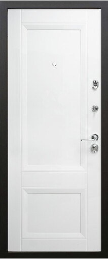 Входная дверь  Сталлер Амелия, 860*2050, нет мм, внутри мдф влагостойкий, покрытие Эмаль, цвет Эмаль белая RAL 9003