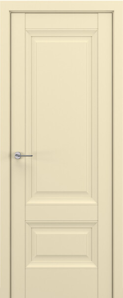 Межкомнатная дверь  Classic Baguette Турин ДГ Baguette B2, массив + МДФ, Полипропилен RENOLIT, 800*2000, Цвет: Матовый крем, нет