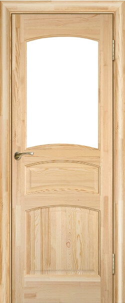 Межкомнатная дверь  Массив сосны Модель №16 ДО н, массив сосны, лак, 800*2000, Цвет: Неокрашенный, без стекла