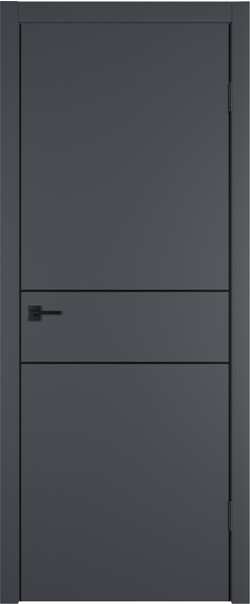 Межкомнатная дверь  Urban  2 H, МДФ + ХДФ, экошпон (полипропилен), 800*2000, Цвет: Onyx, нет