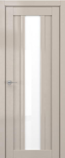 Межкомнатная дверь  DEFORM V V14, массив + МДФ, экошпон на основе ПВХ, 800*2000, Цвет: Стоун вуд, Lacobel белый лак