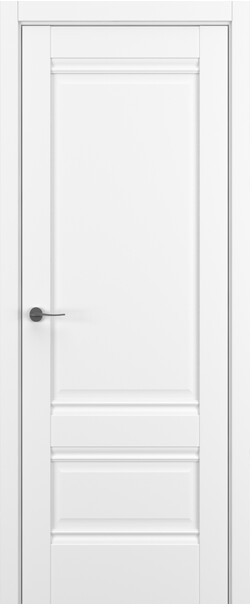 Межкомнатная дверь  Classic Baguette Турин ДГ Baguette B4, массив + МДФ, Полипропилен RENOLIT, 800*2000, Цвет: Белый матовый, нет