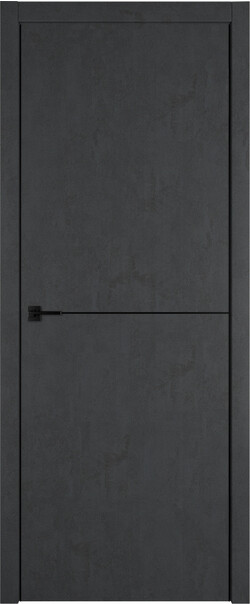 Межкомнатная дверь  Urban  1, МДФ + ХДФ, экошпон (полипропилен), 800*2000, Цвет: Jet loft, нет