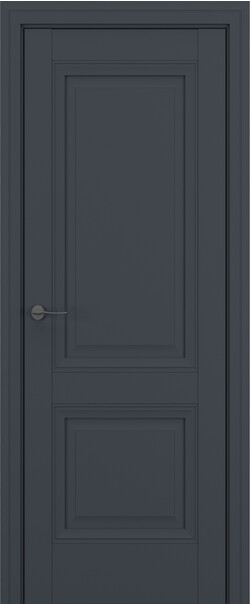 Межкомнатная дверь  Classic Baguette Венеция ДГ Baguette B3, массив + МДФ, Полипропилен RENOLIT, 800*2000, Цвет: Графит Премьер Мат, нет