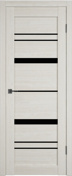 Межкомнатная дверь  Atum Pro  Х25 Black Gloss, массив + МДФ, экошпон+защитный лак, 800*2000, Цвет: Artic Oak, black gloss