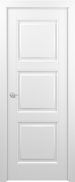 Межкомнатная дверь  АртКлассик Гранд ДГ ART Classic Т1, массив + МДФ, Эмаль+лак, 800*2000, Цвет: Белая эмаль, нет