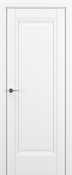 Межкомнатная дверь  Classic Baguette Неаполь ДГ Baguette B3, массив + МДФ, Полипропилен RENOLIT, 800*2000, Цвет: Белый матовый, нет