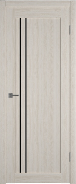 Межкомнатная дверь  Atum Pro  Х33 Black Gloss, массив + МДФ, экошпон+защитный лак, 800*2000, Цвет: Scansom Oak, black gloss