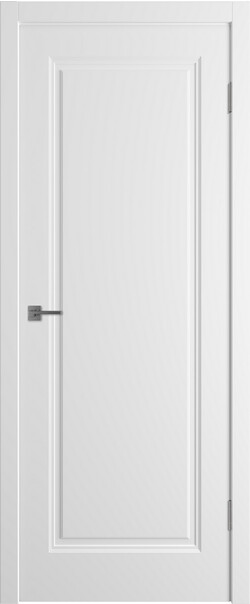 Межкомнатная дверь  Winter Норра 1 ДГ, массив + МДФ, эмаль, 800*2000, Цвет: Белая эмаль, нет