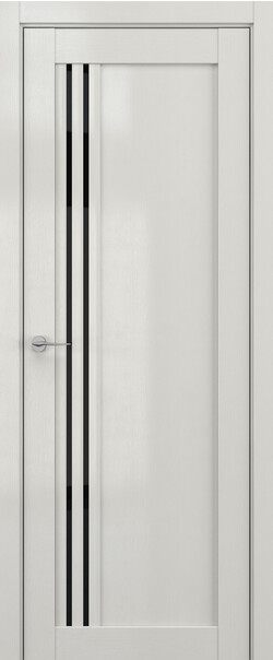 Межкомнатная дверь  DEFORM V V9, массив + МДФ, экошпон на основе ПВХ, 800*2000, Цвет: Крем вуд, Lacobel черный лак