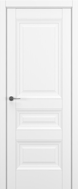 Межкомнатная дверь  Classic Baguette Ампир ДГ Baguette B2, массив + МДФ, Полипропилен RENOLIT, 800*2000, Цвет: Белый матовый, нет