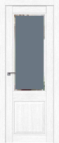 Межкомнатная дверь  PROFILDOORS, XN 2.42XN, массив + МДФ, экошпон (полипропилен), 800*2000, Цвет: Монблан, мателюкс square графит