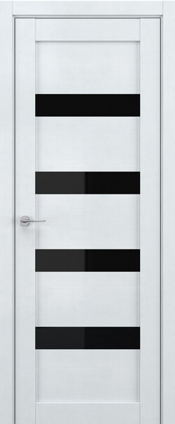 Межкомнатная дверь  DEFORM V V16, массив + МДФ, экошпон на основе ПВХ, 800*2000, Цвет: Скай вуд, Lacobel черный лак
