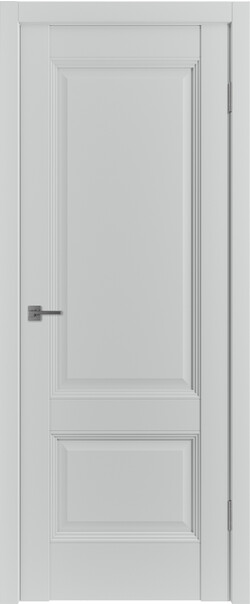 Межкомнатная дверь  Emalex EST2 ДГ, массив + МДФ, экошпон (полипропилен), 800*2000, Цвет: Steel, нет