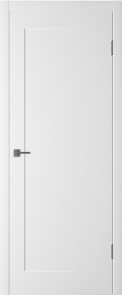 Межкомнатная дверь  Winter Эклипс 1 ДГ, массив + МДФ, эмаль, 800*2000, Цвет: Белая эмаль, нет