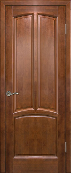 Межкомнатная дверь  Массив ольхи Виола ДГ, массив ольхи, лак, 800*2000, Цвет: Бренди, нет