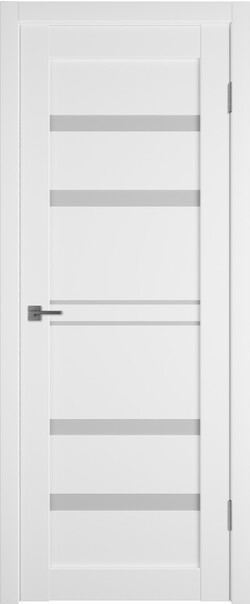 Межкомнатная дверь  Emalex E26 ДО, массив + МДФ, экошпон (полипропилен), 800*2000, Цвет: Ice, white cloud