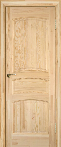 Межкомнатная дверь  Массив сосны Модель №16 ДГ н, массив сосны, лак, 800*2000, Цвет: Неокрашенный, нет