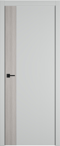 Межкомнатная дверь  Urban  V, МДФ + ХДФ, экошпон (полипропилен), 800*2000, Цвет: Steel, Вставка Stone Oak