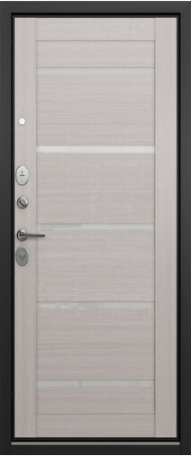Входная дверь  Торэкс T2 TRUST ECO MP, 860*2050, 90 мм, внутри мдф 10мм, покрытие пвх, цвет Бьянко ларче