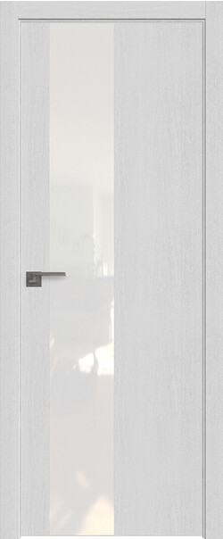 Межкомнатная дверь  PROFILDOORS, ZN 5ZN (ABS), массив + МДФ, экошпон (полипропилен), 800*2000, Цвет: Монблан, Lacobel белый лак