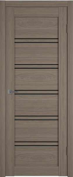 Межкомнатная дверь  Atum Pro  Х28 Black Gloss, массив + МДФ, экошпон+защитный лак, 800*2000, Цвет: Brun oak, black gloss