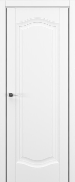 Межкомнатная дверь  Classic Baguette Неаполь ДГ Baguette B2.2, массив + МДФ, Полипропилен RENOLIT, 800*2000, Цвет: Белый матовый, нет