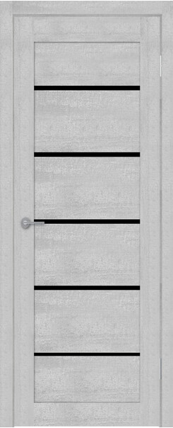 Межкомнатная дверь  TexStyle TS8 ДО, массив + МДФ, экошпон на основе ПВХ, 800*2000, Цвет: Лорэт натуральный, Lacobel черный лак