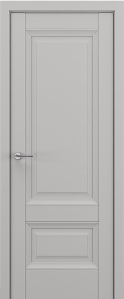 Межкомнатная дверь  Classic Baguette Турин ДГ Baguette B2, массив + МДФ, Полипропилен RENOLIT, 800*2000, Цвет: Матовый Серый, нет