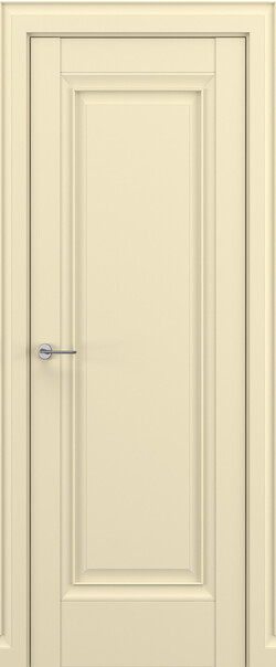 Межкомнатная дверь  Classic Baguette Неаполь ДГ Baguette B1, массив + МДФ, Полипропилен RENOLIT, 800*2000, Цвет: Матовый крем, нет