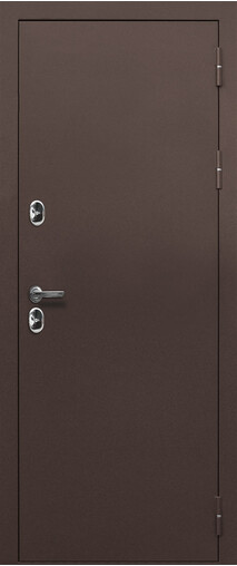 Входная дверь  Гарда ISOTERMA, 860*2050, 110 мм, снаружи металл, покрытие полимерно-порошковое, Цвет Медный антик