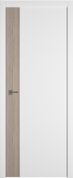 Межкомнатная дверь  Urban  V, МДФ + ХДФ, экошпон (полипропилен), 800*2000, Цвет: Ice, Вставка Red Oak